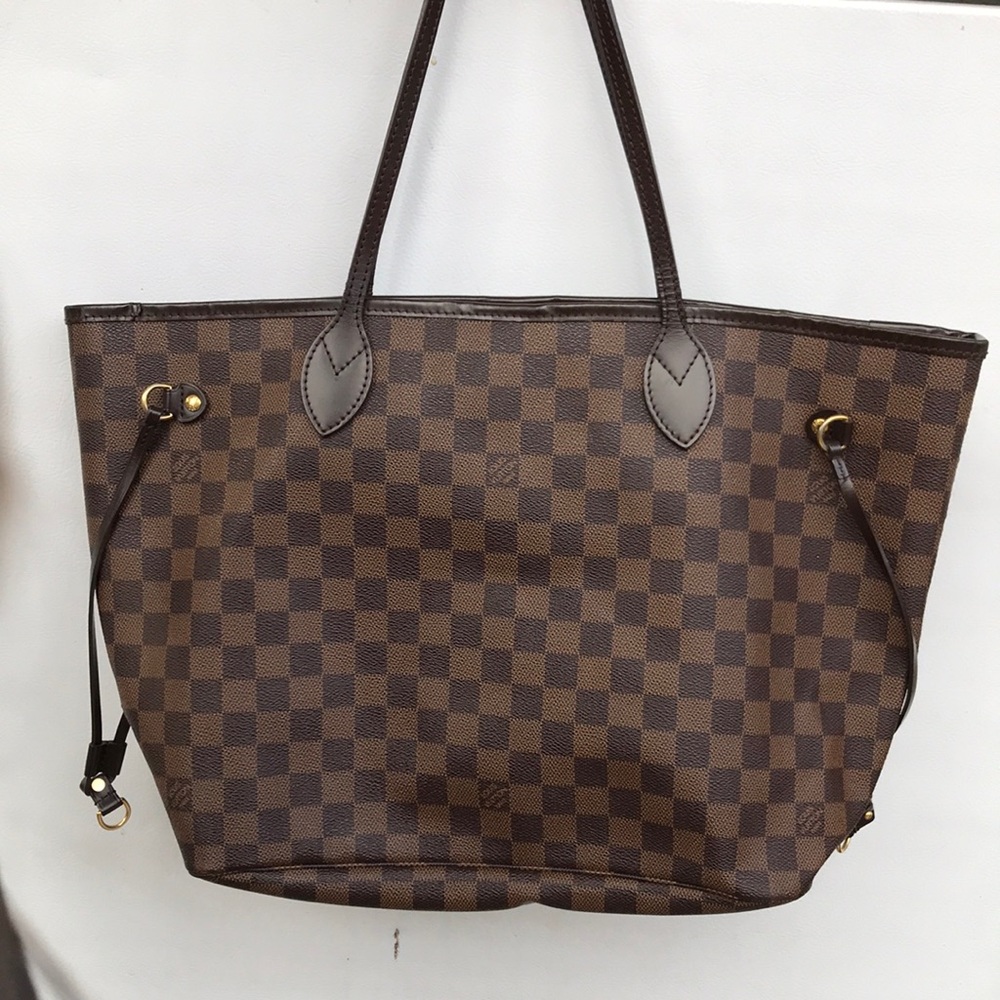 💎 NEVERFULL TOTE MM 💎 LOUIS VUITTON MADE IN FRANCE - Picture 4 of 14